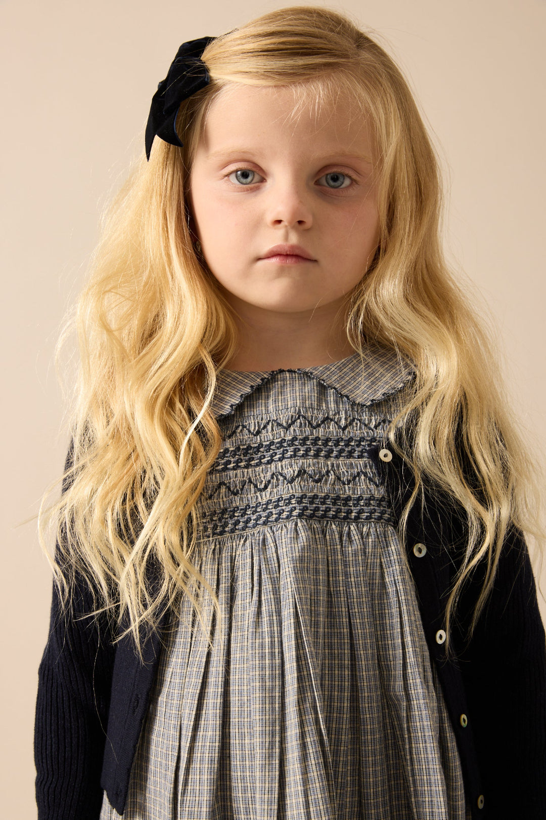 Dried Blue Plaid Edition Dress