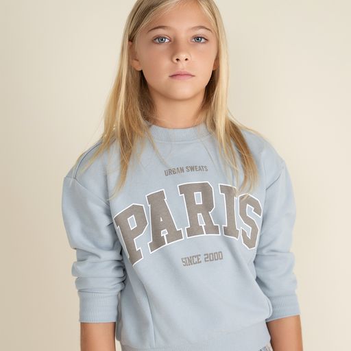 Light Blue Paris Sweatshirt