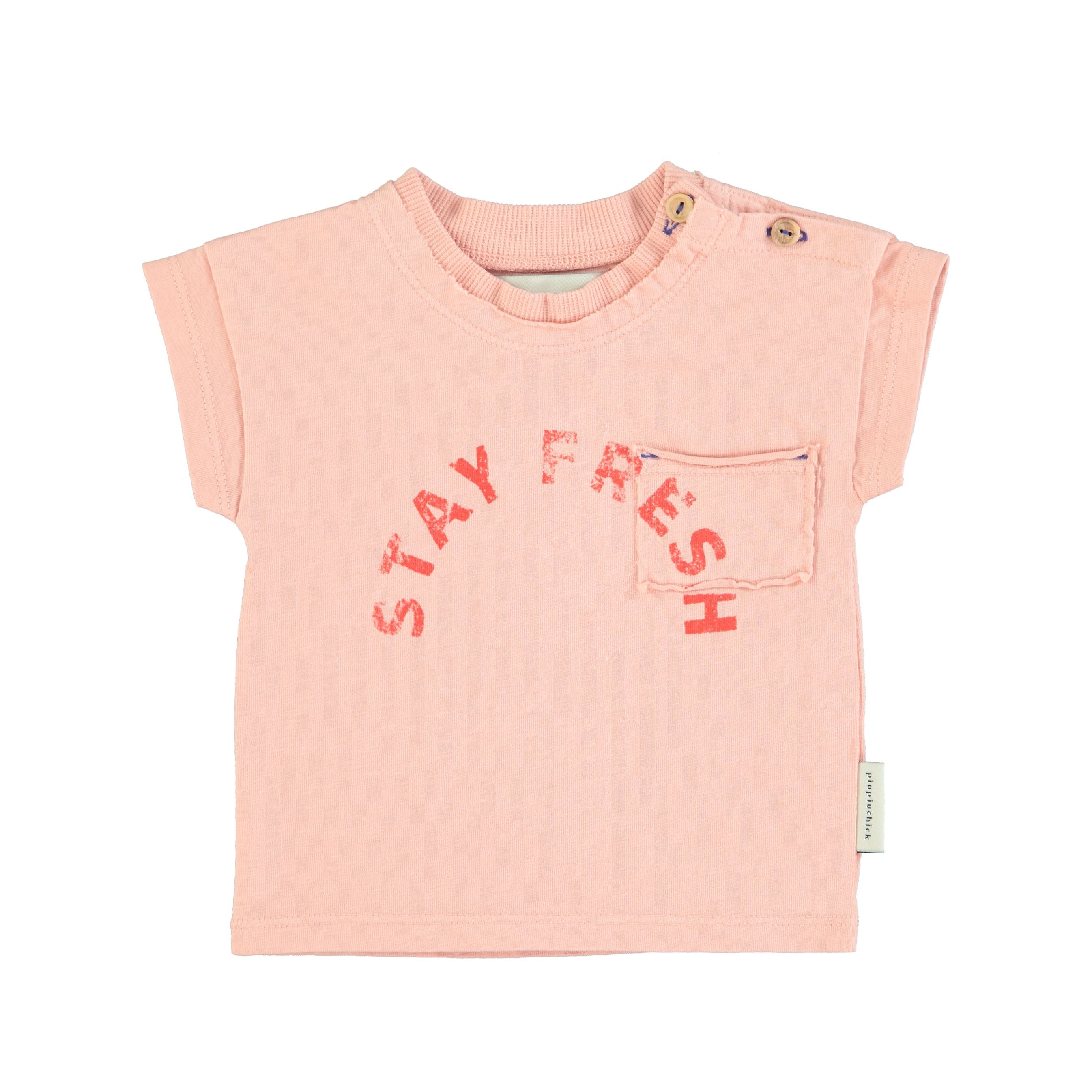 Light Pink Stay Fresh Baby T-Shirt