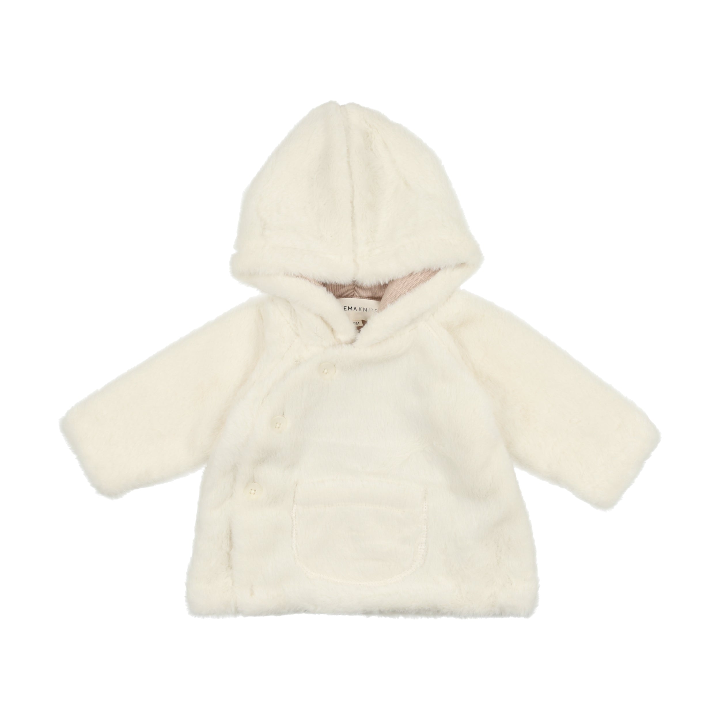 Cream Fur Baby Jacket