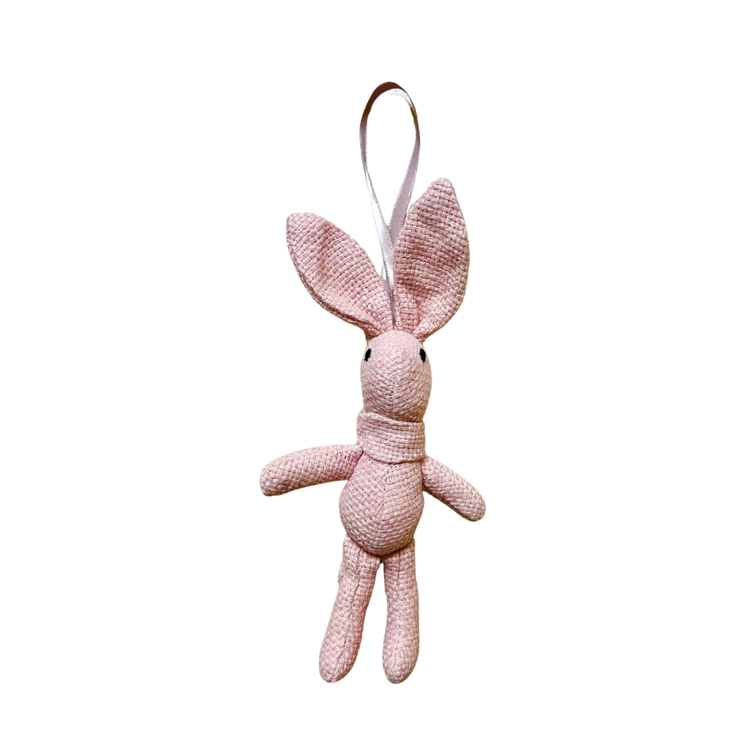 Mini Bunny Paci Holder- Pink