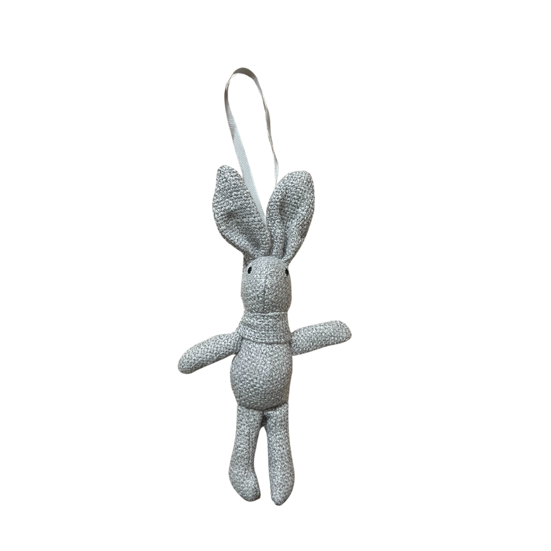 Mini Bunny Paci Holder- Grey