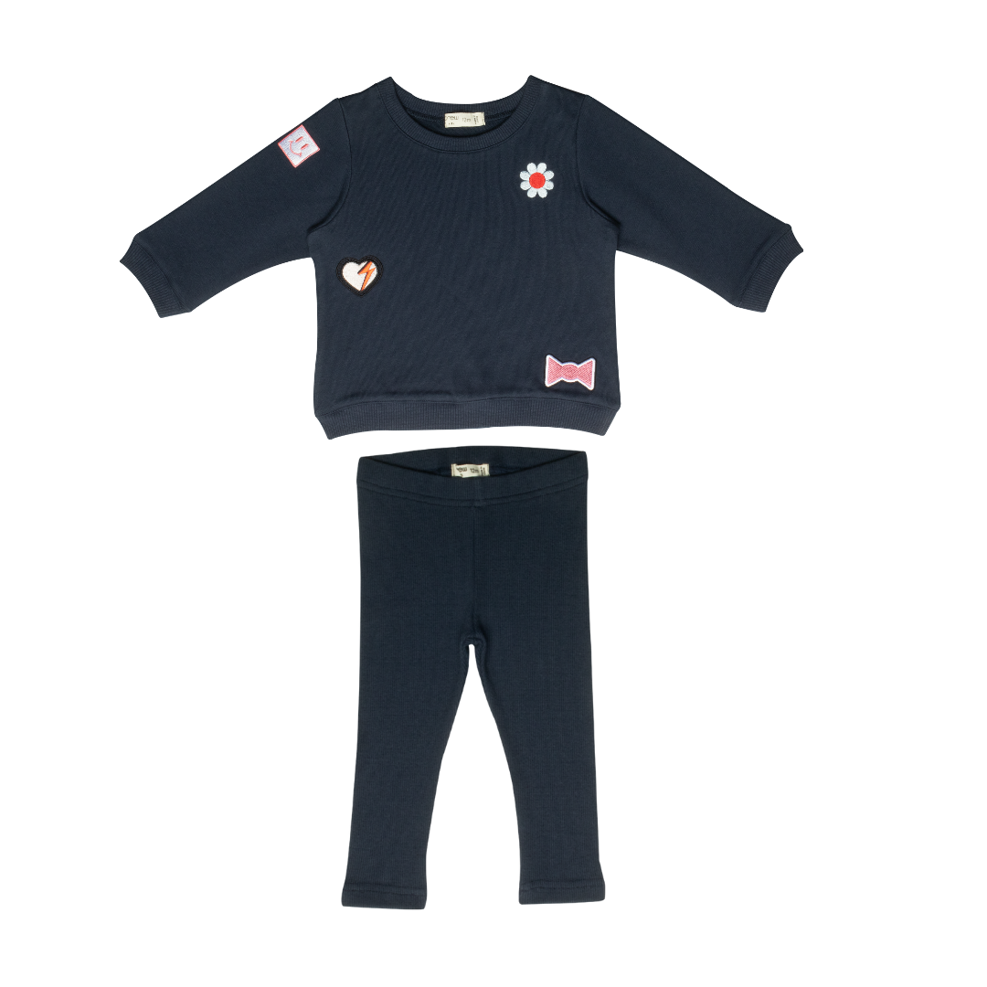 Navy Robyn Legging Set