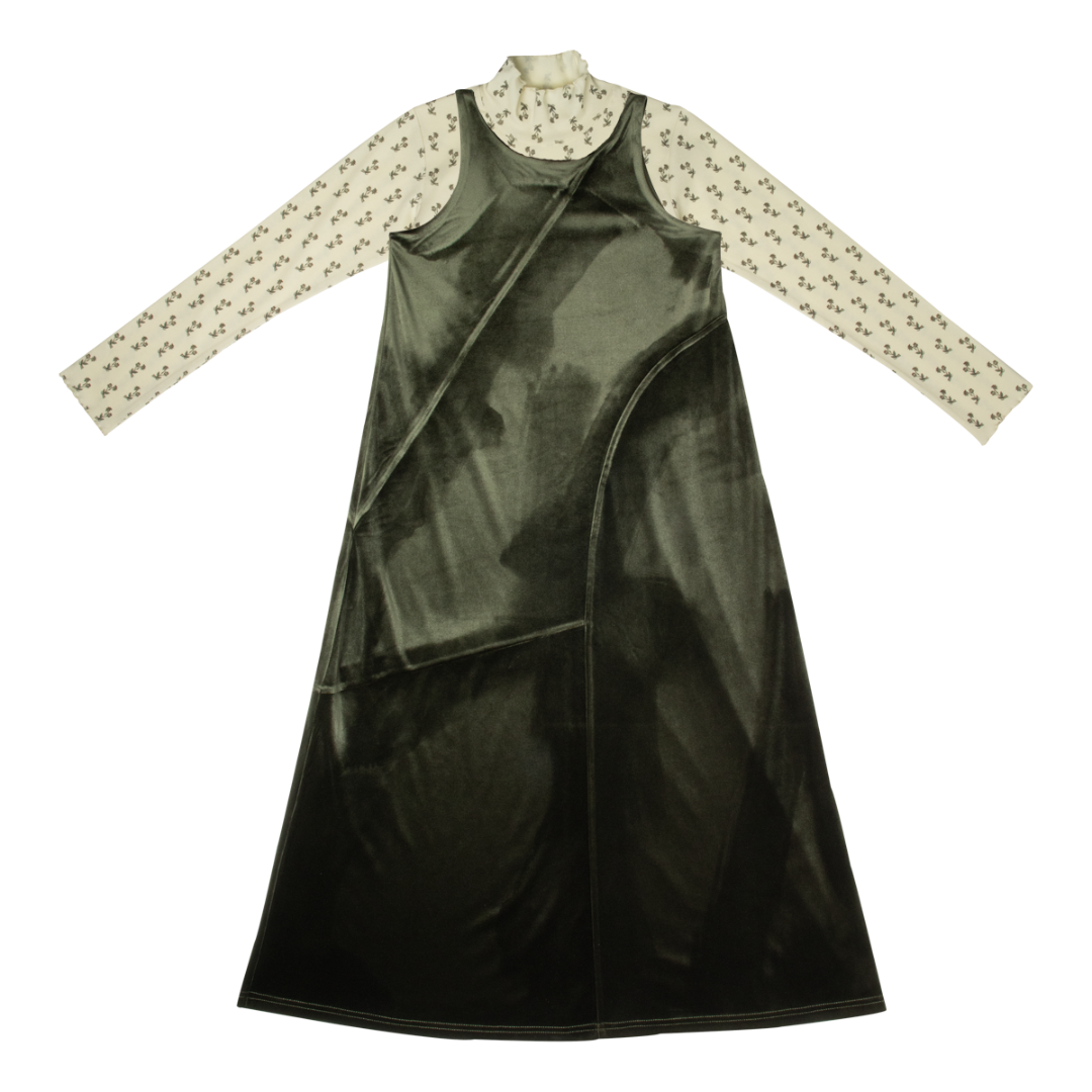 Vintage Green Laura Maxi Set