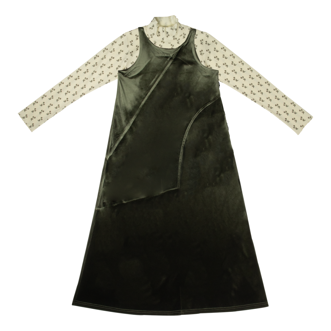 Vintage Green Laura Maxi Set