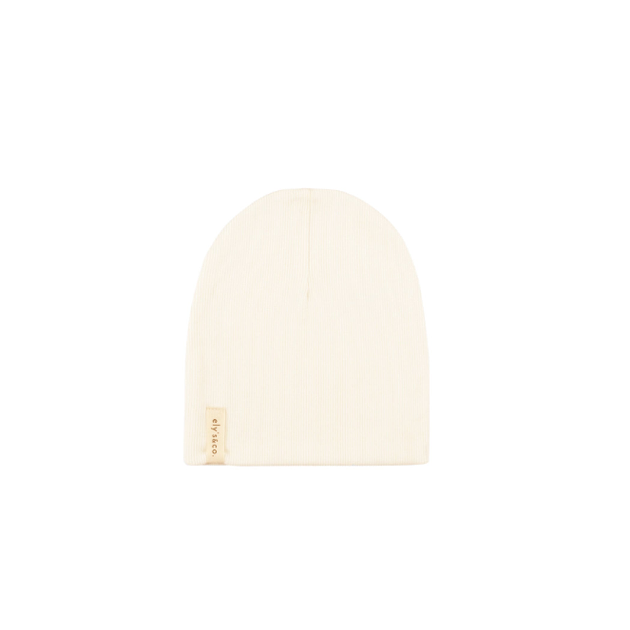 Ivory French Terry Beanie