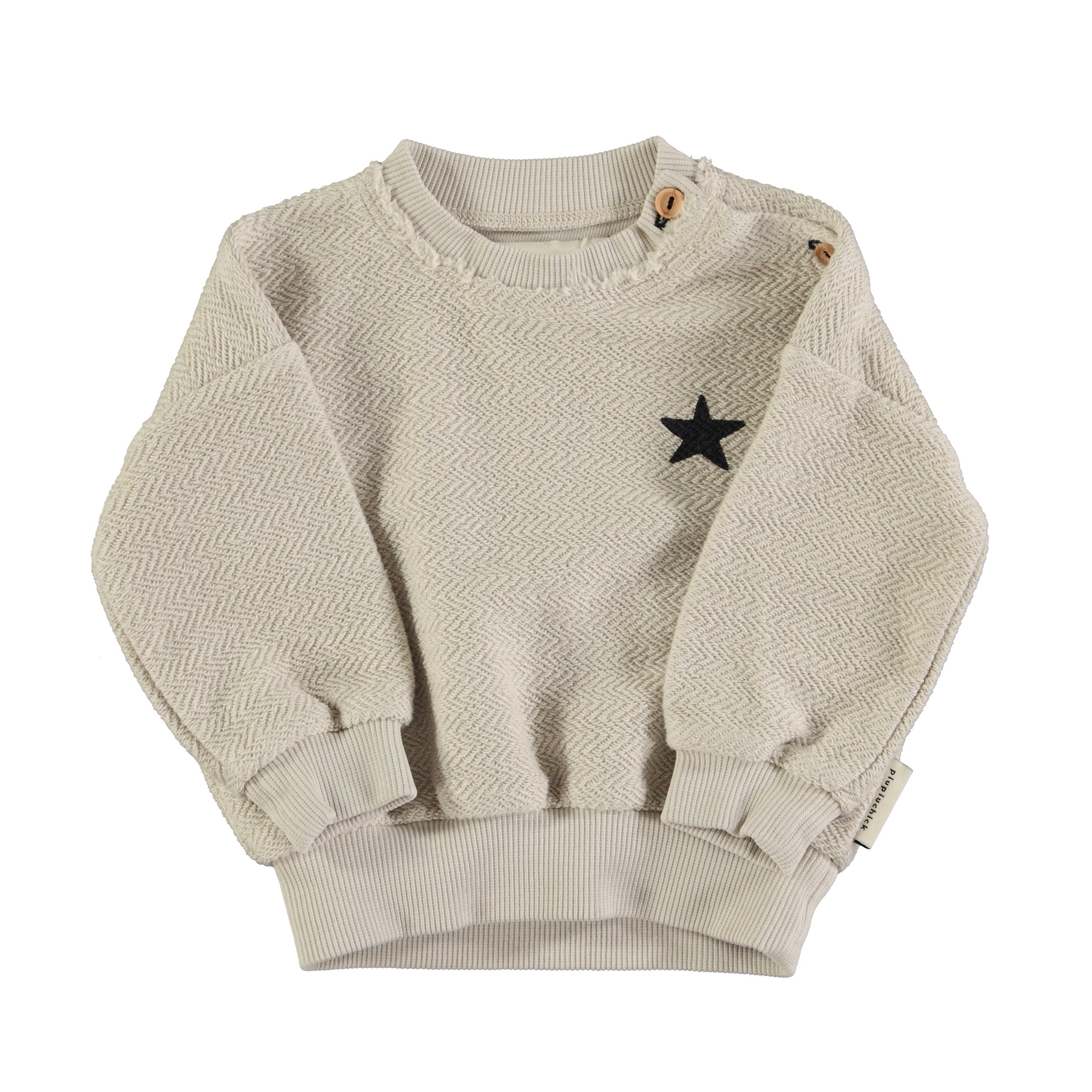 Ecru Logo Baby Sweatshirt