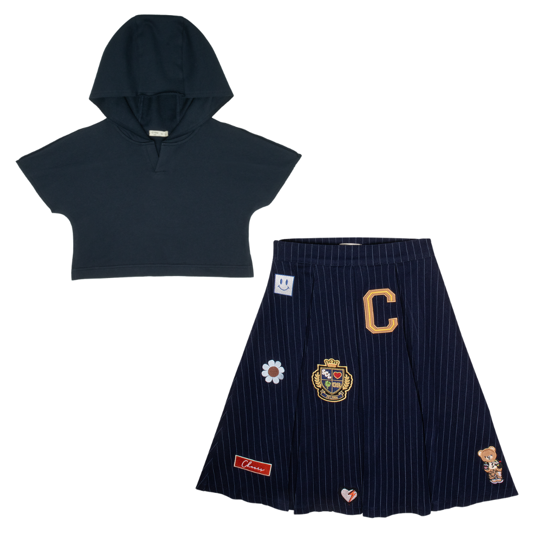 Navy Girl's Robyn Set