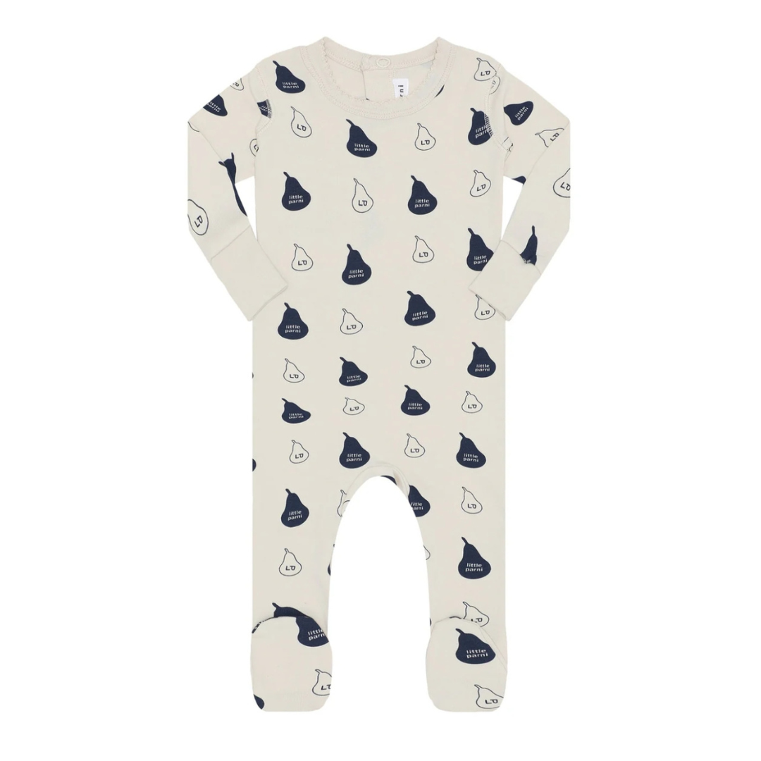 Navy LP Signature Footie