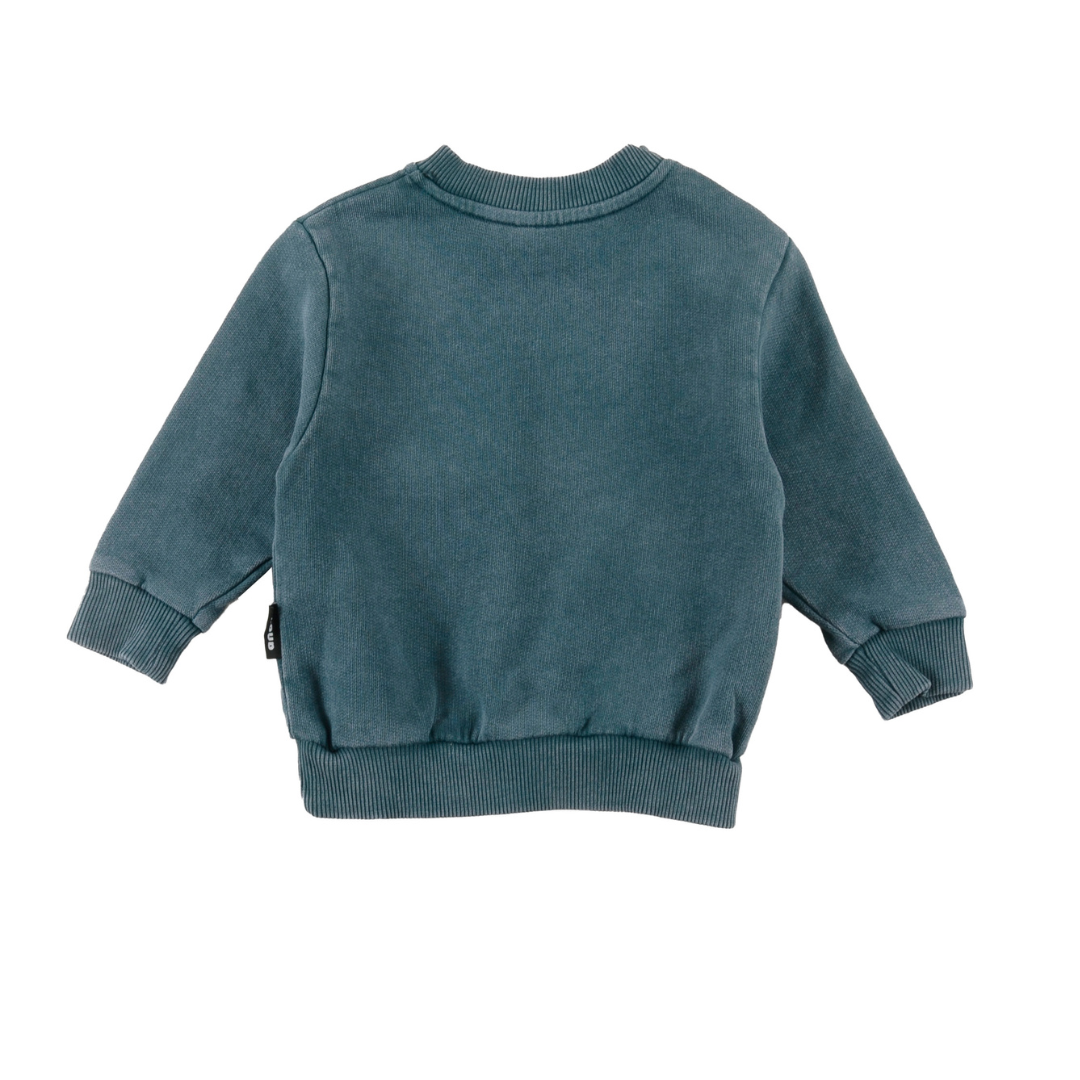 Green Storm Marble Regular Fit Club Sweatshirt