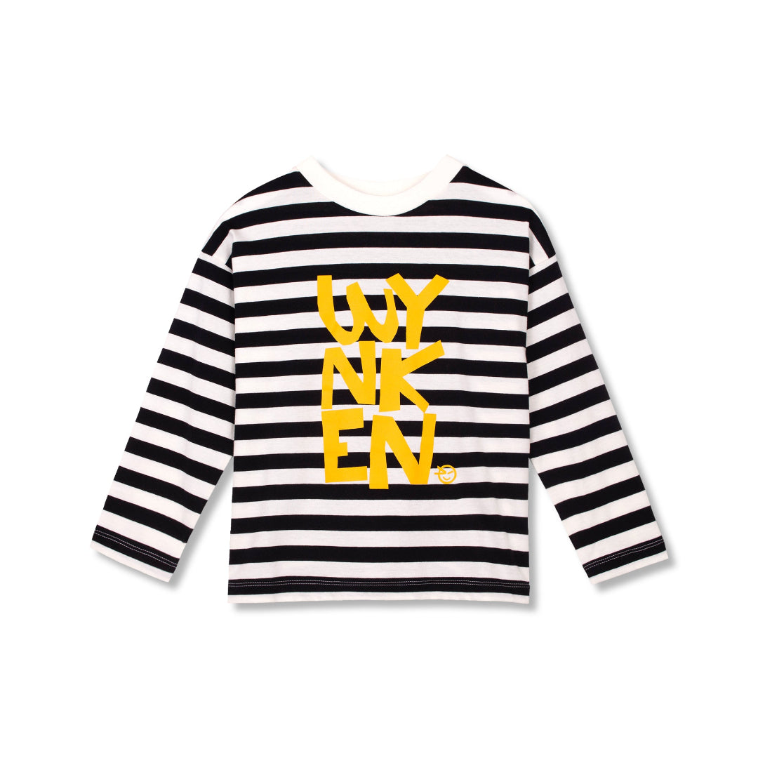 Black/ Ecru Wynken Rodeo Stripe Tee