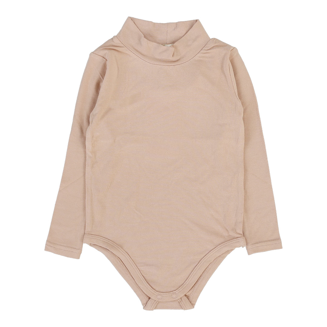 Dusty Pink Bamboo Mockneck Onesie