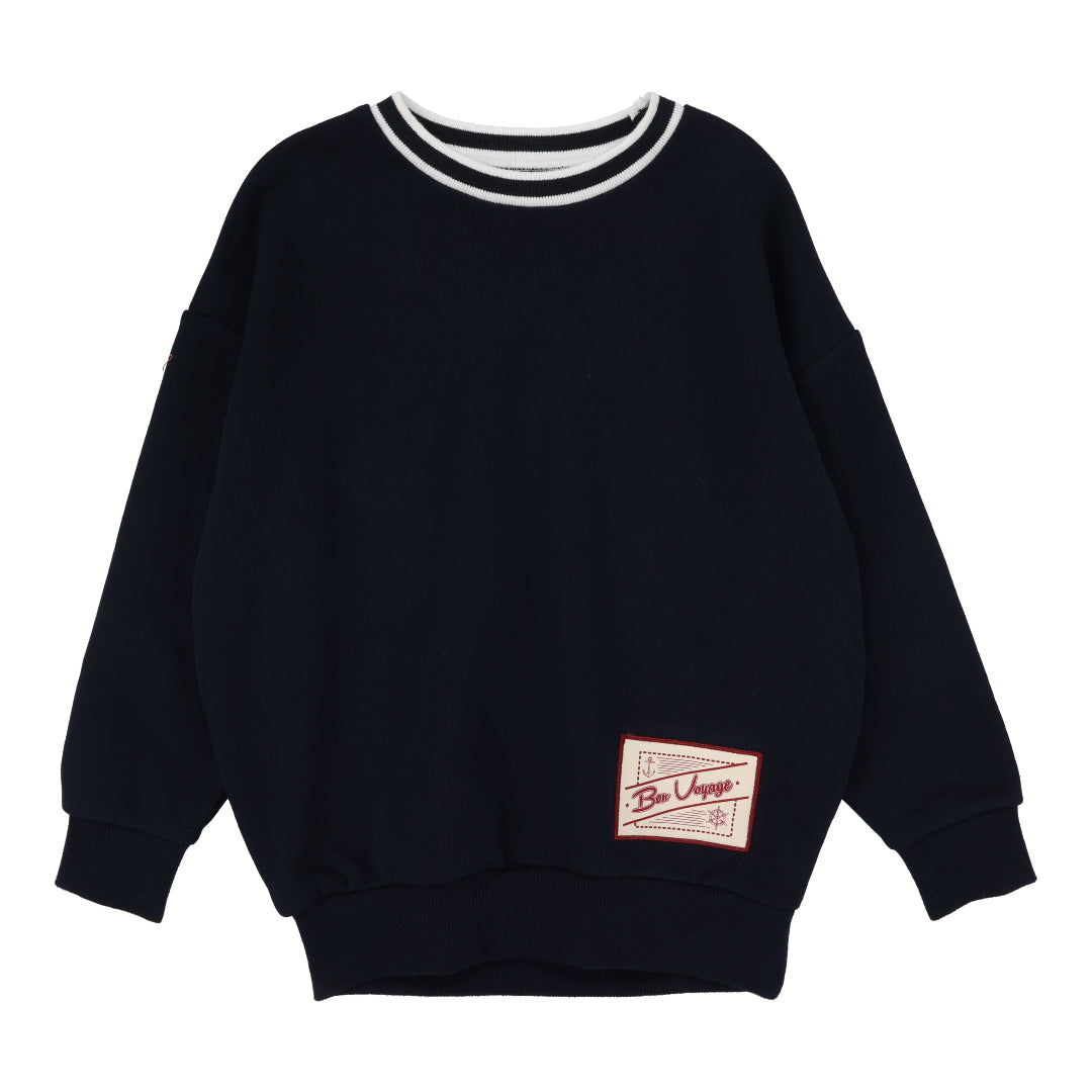 Navy Bon Voyage Sweatshirt