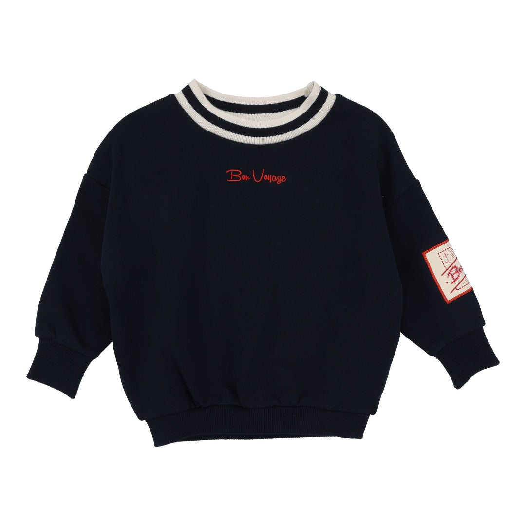 Navy Bon Voyage Sweatshirt