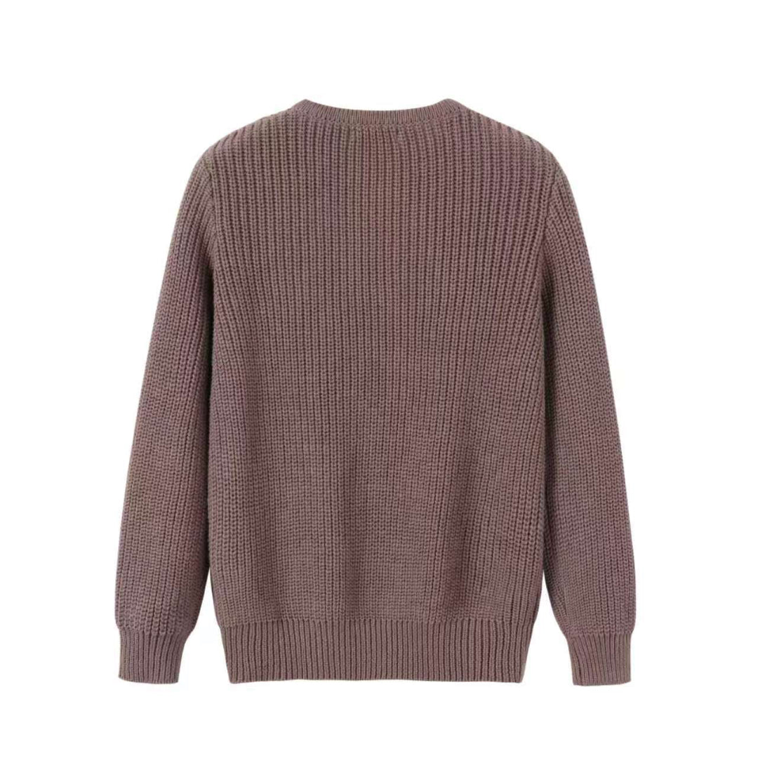 Brown Boy Knit Set