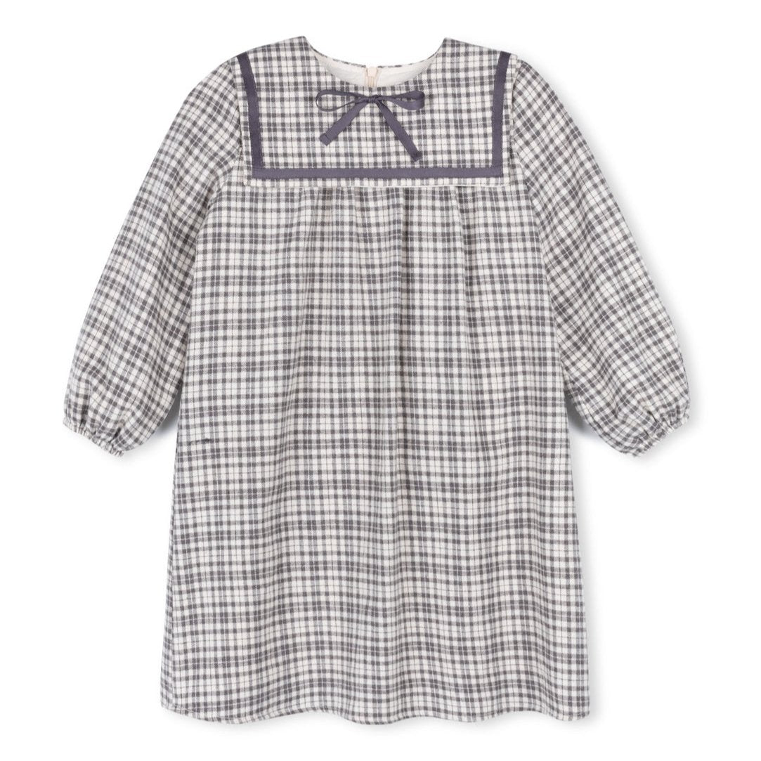 Trail Plaid Square Bib Dress