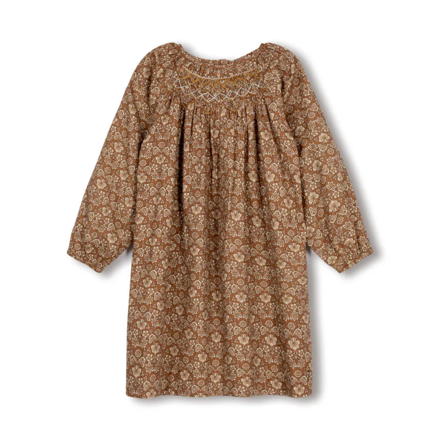 Brown Harry Floral Printed Dress