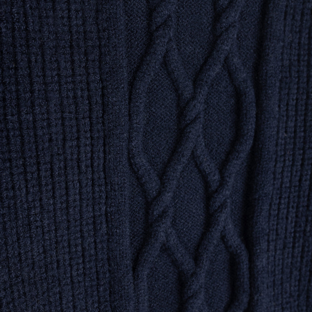 Navy Airlin Knit Boys Set