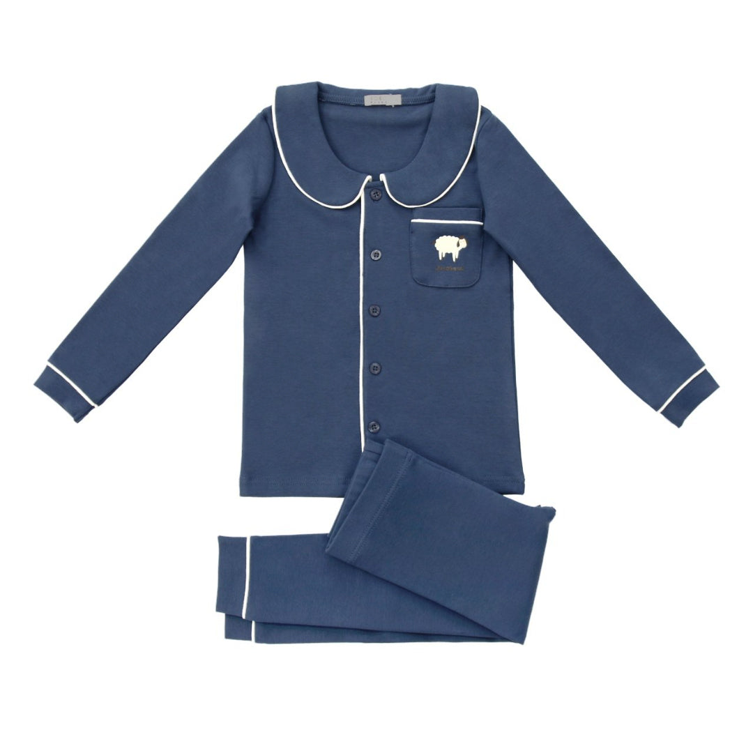 Navy Collared PJs