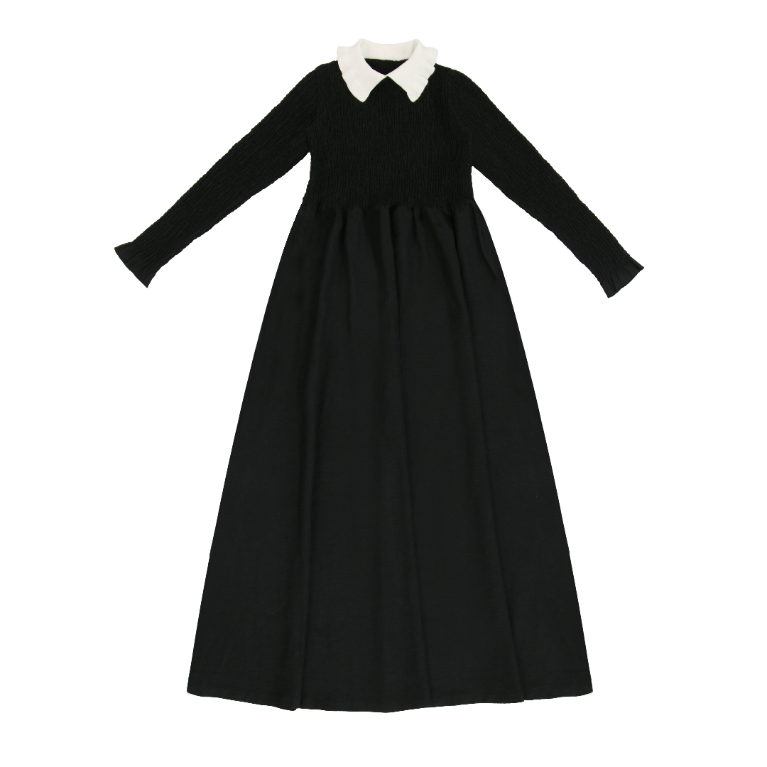 Black Collared Maxi