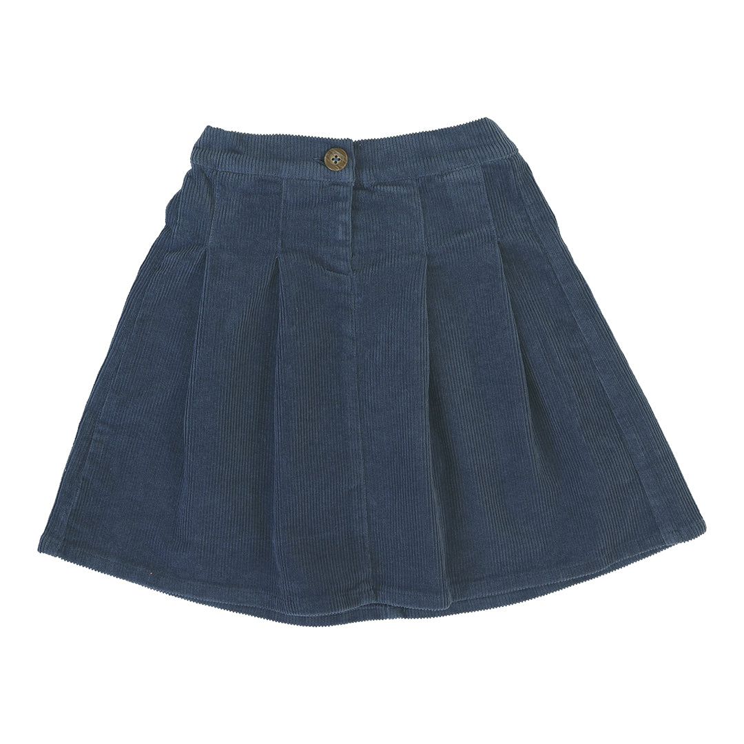 Off Blue Corduroy Skirt