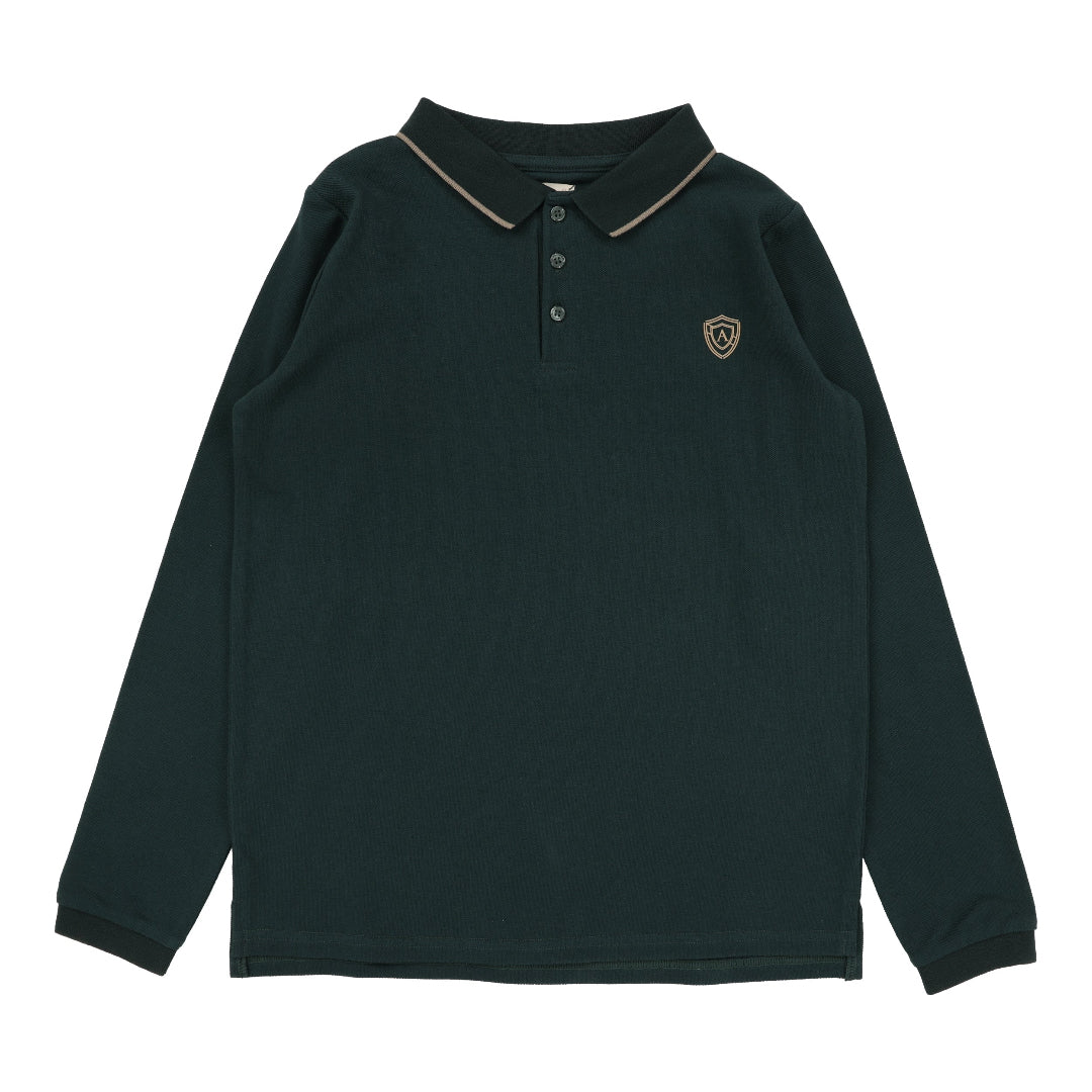 Green Collar Trim Polo