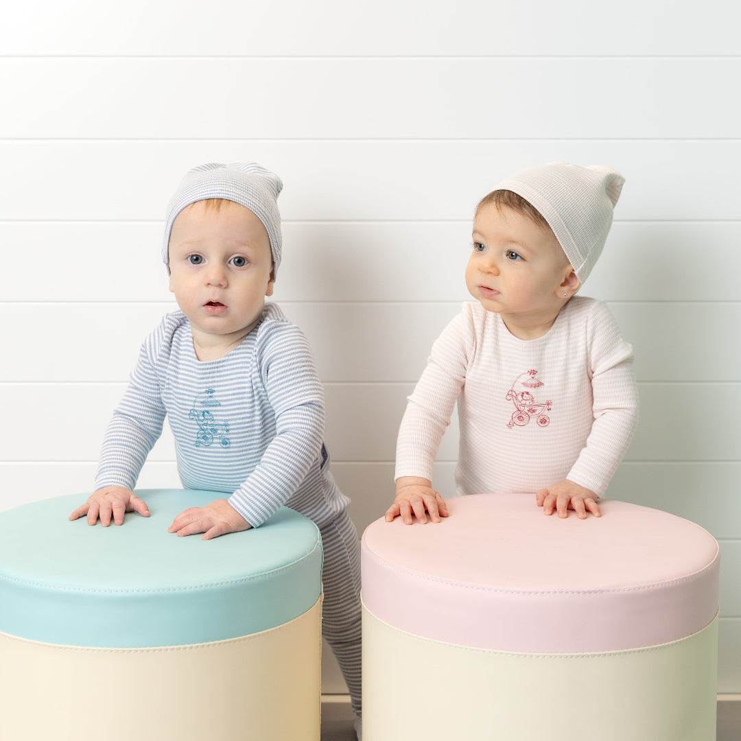 Pinkalicious Carriage Sketch Footie/Beanie