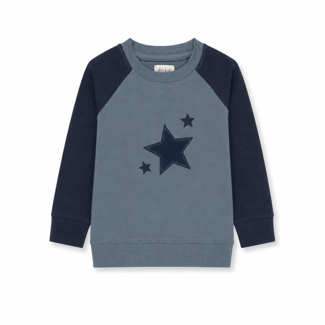 Blue Heart & Star Collection Sweatshirt
