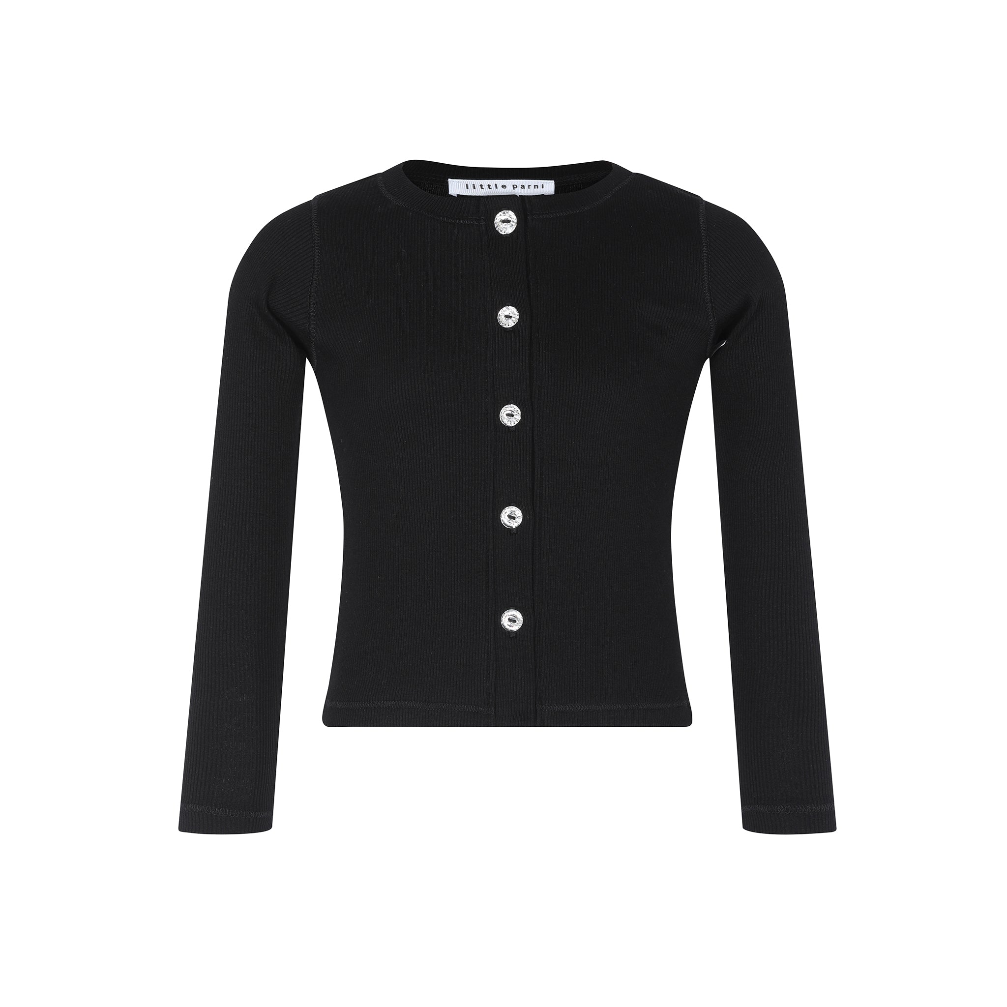 Black Rhinestone Cardigan