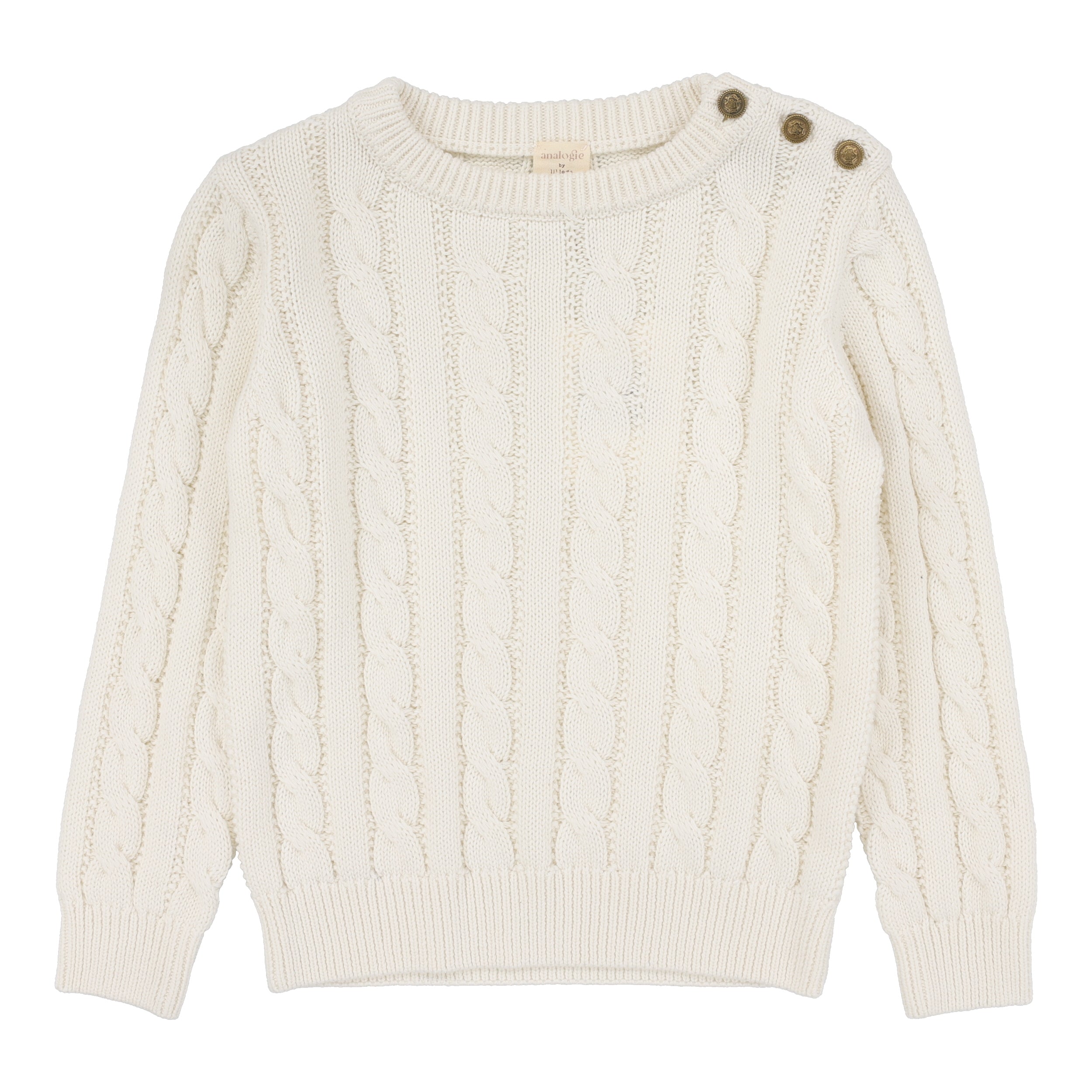 Cream Cable Knit Sweater