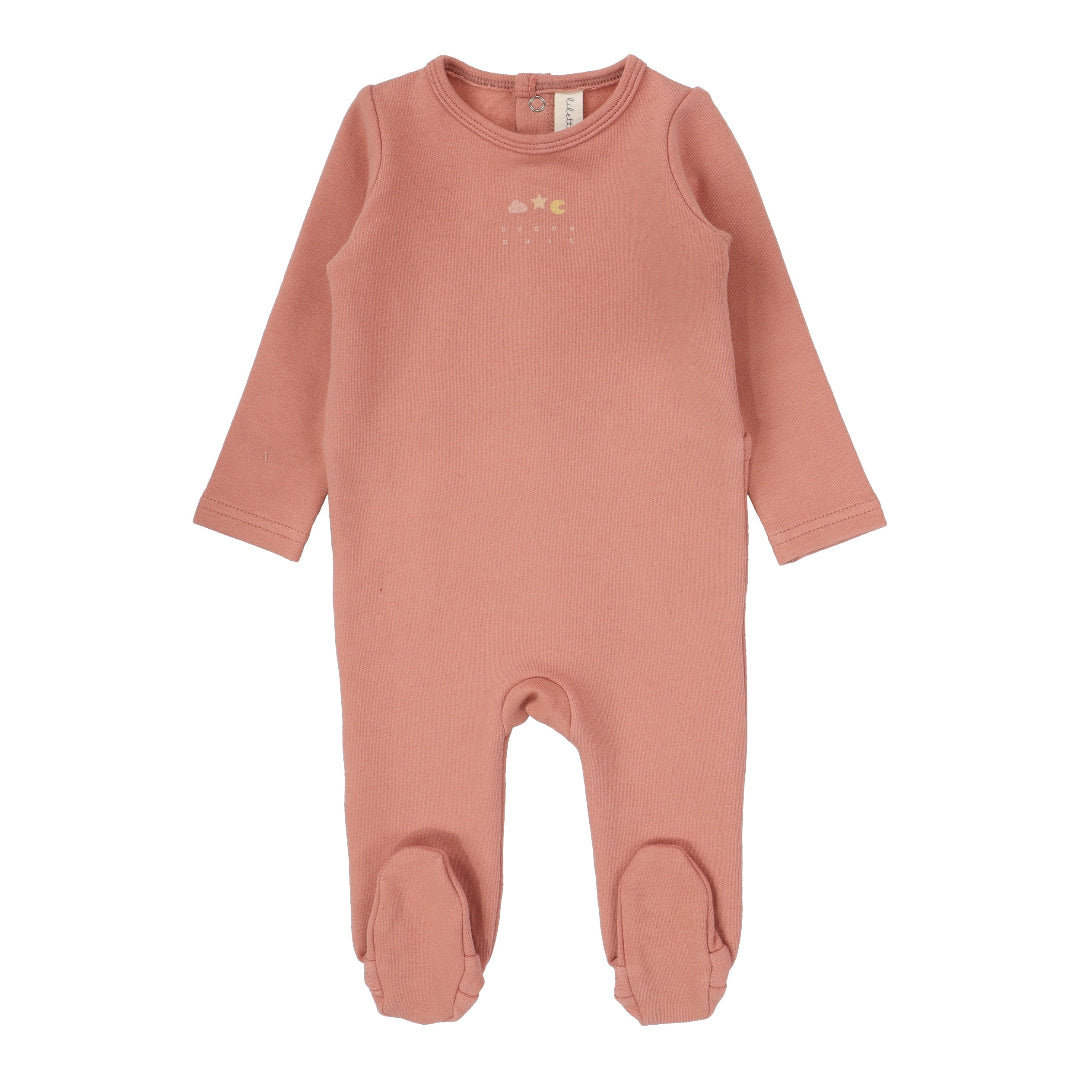 Deep Pink Dreamy Graphic Footie
