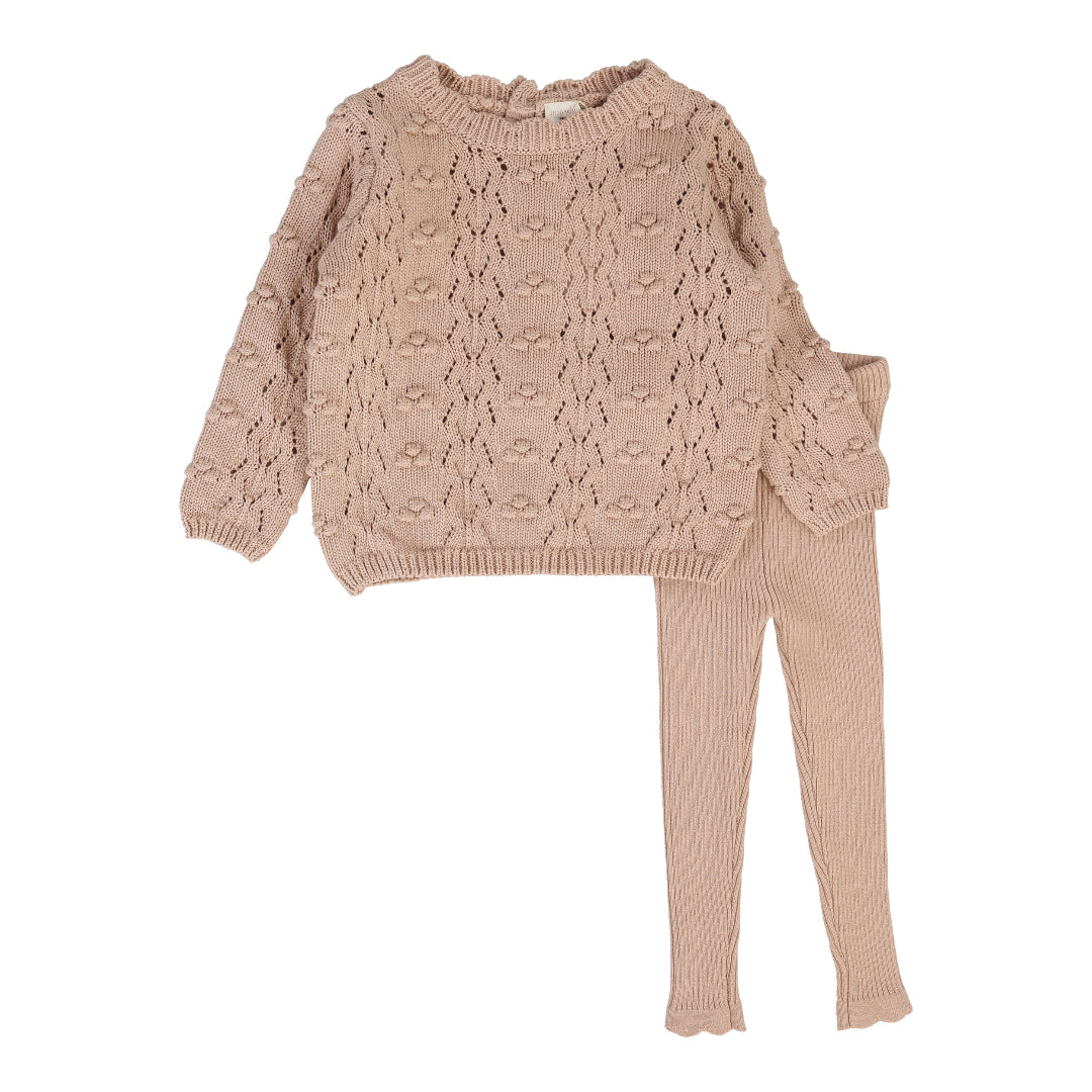 Dusty Pink Knit Set