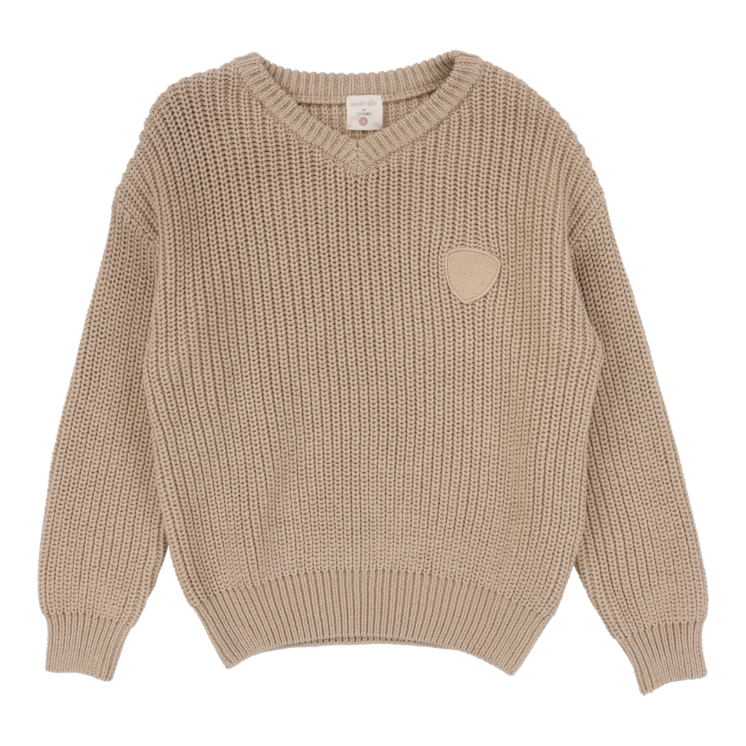 Oat V-Neck Sweater