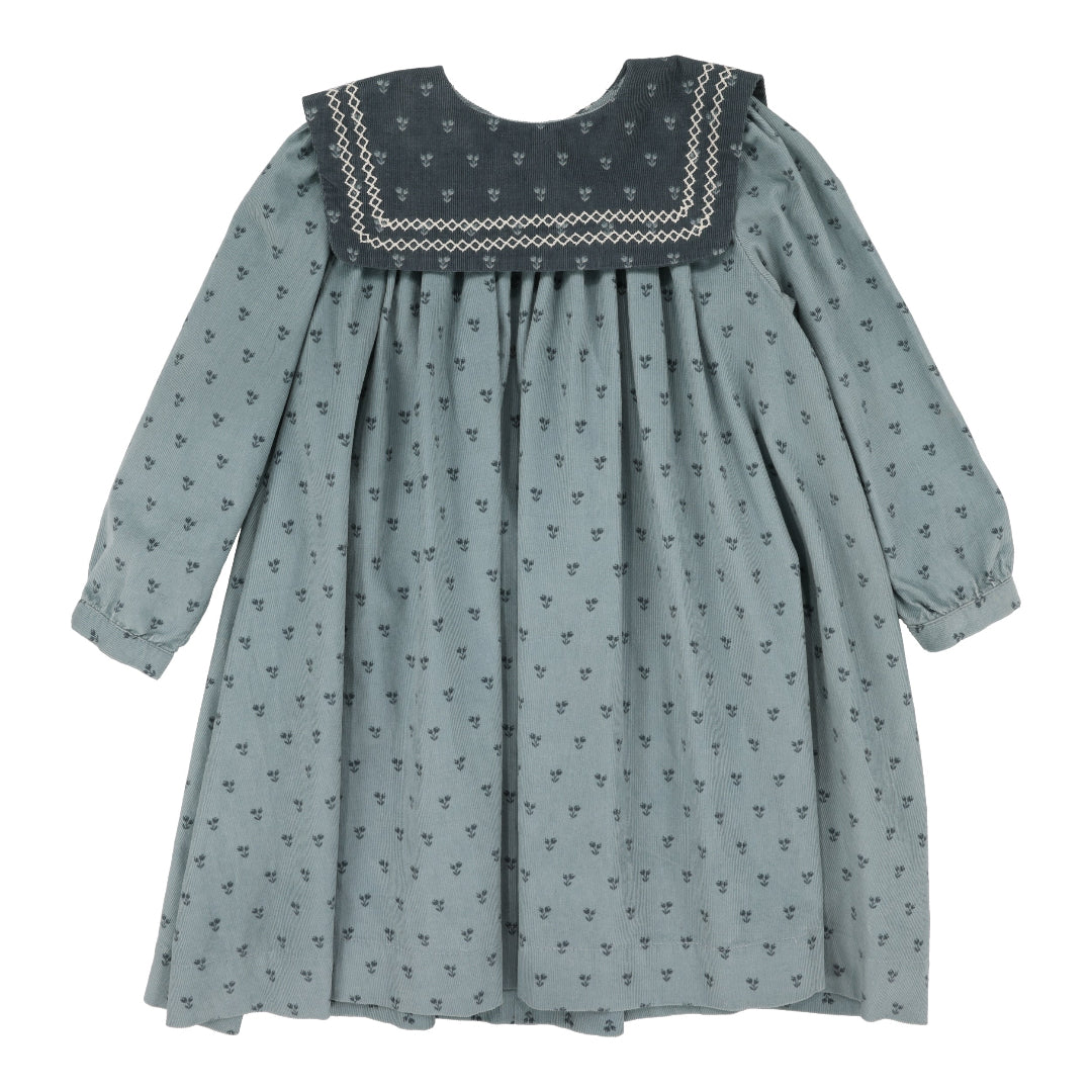 Dusty Blue Primrose Dress