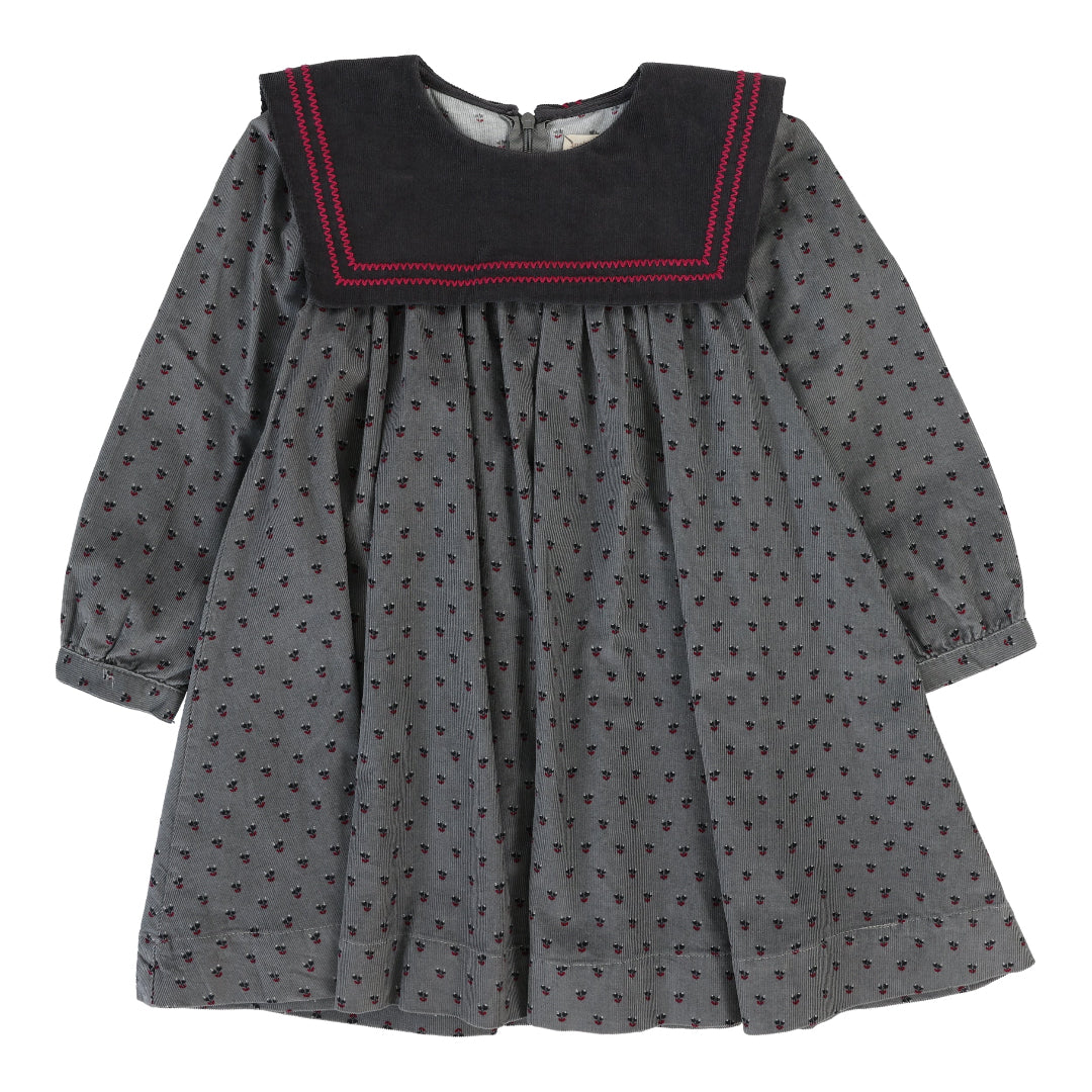 Pale Grey Primrose Dress