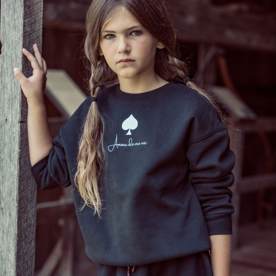 Black Crew Sweatshirt