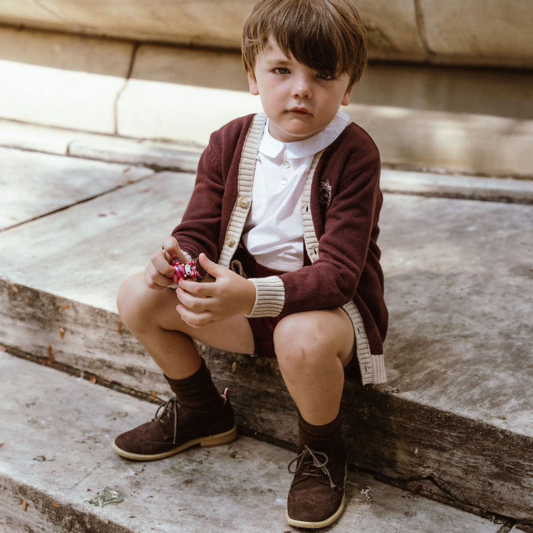 Burgundy Cardigan
