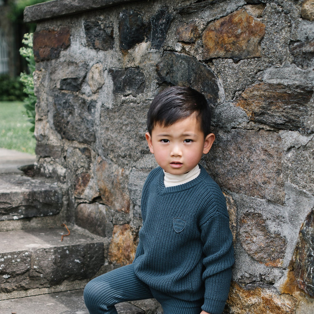 Slate V-Neck Sweater