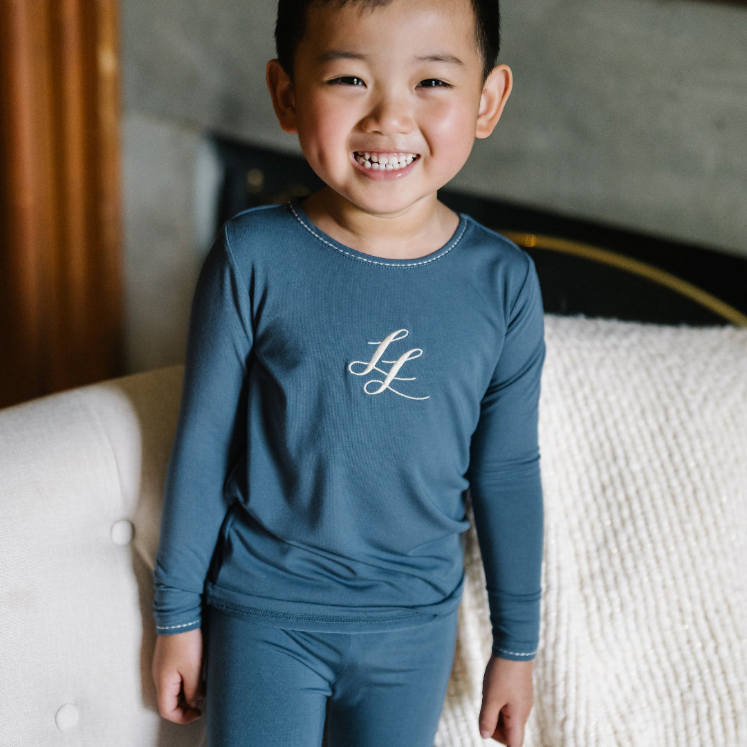 Off Blue  Emblem Lounge set