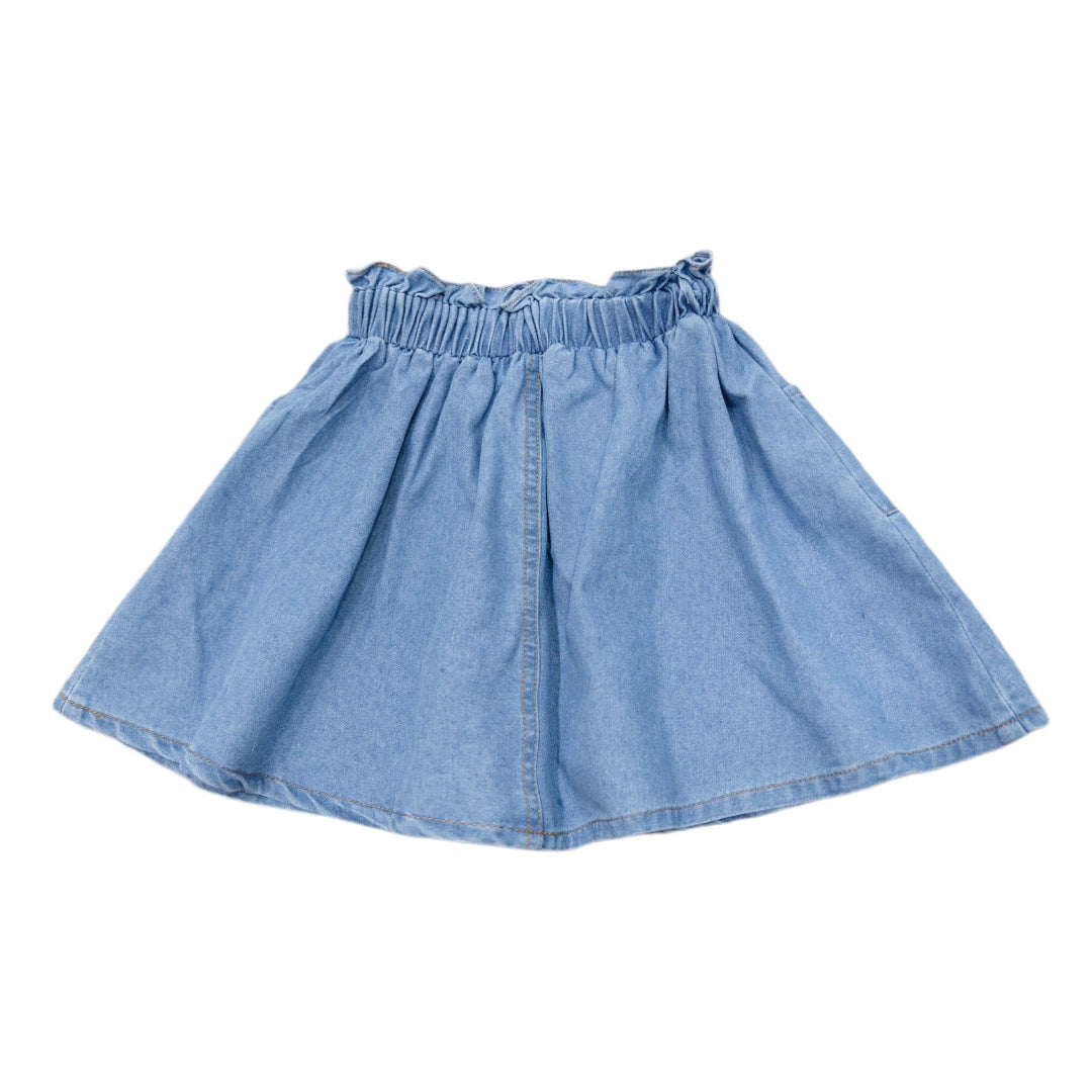 Denim Label Skirt