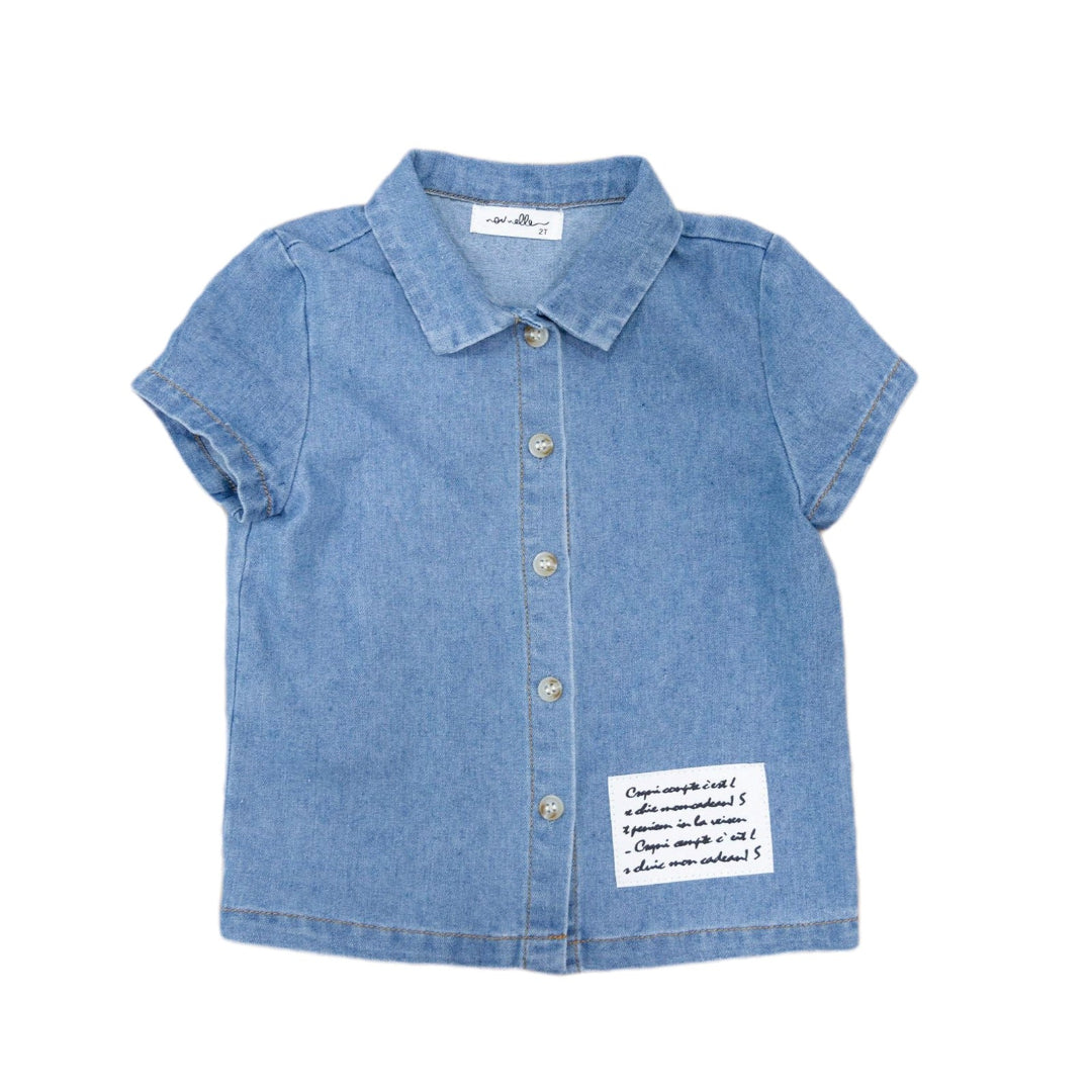 Denim Label Shirt