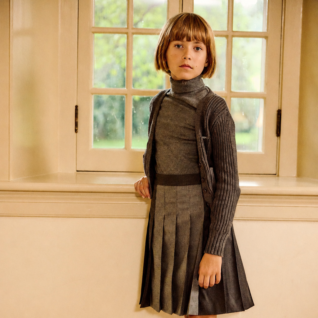 Grey LP Elegant Cardigan