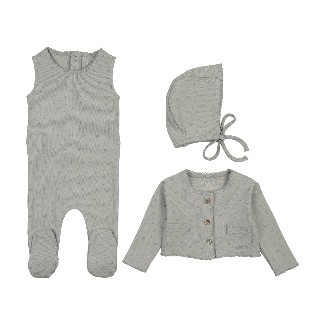 Meadow Mist Floral Print Cardigan Outfit