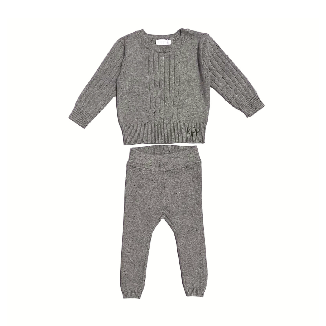Grey Vince Knit Set