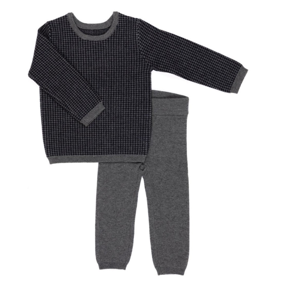 Grey Houndstooth Set