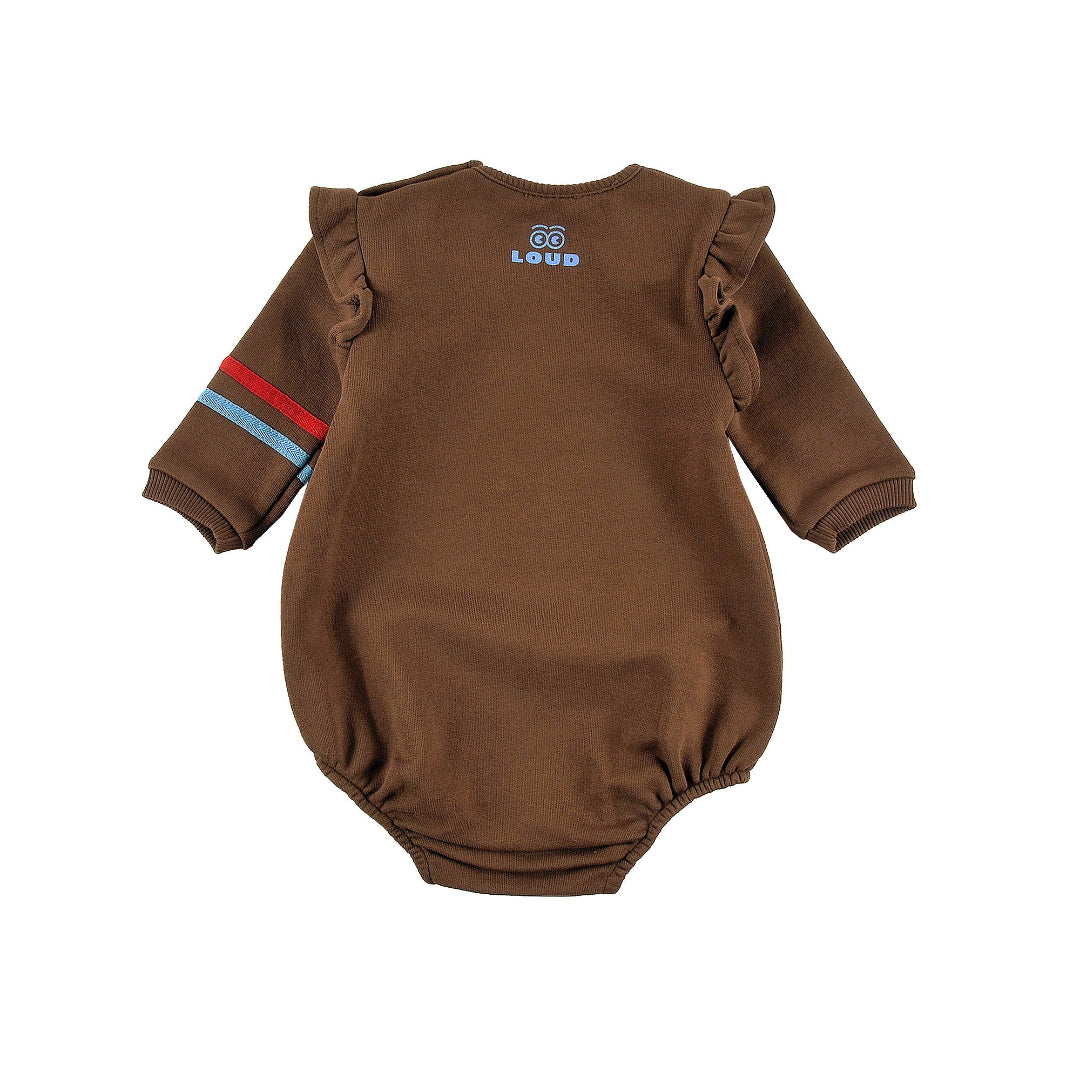 Fondue Fudge Baby Girl Romper, Relaxed Fit