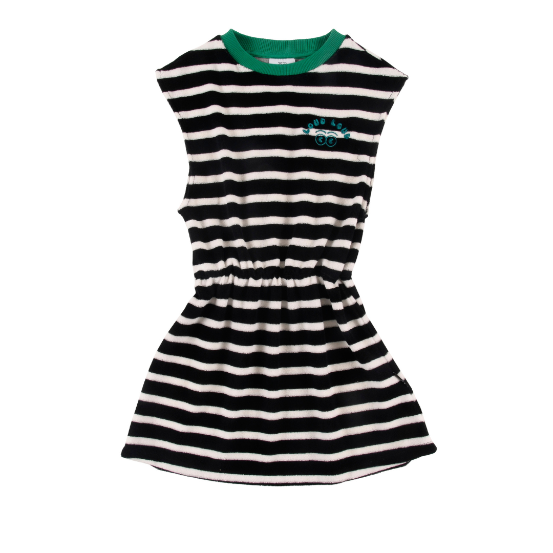 Anthracite Stripe Sleeveless Dress