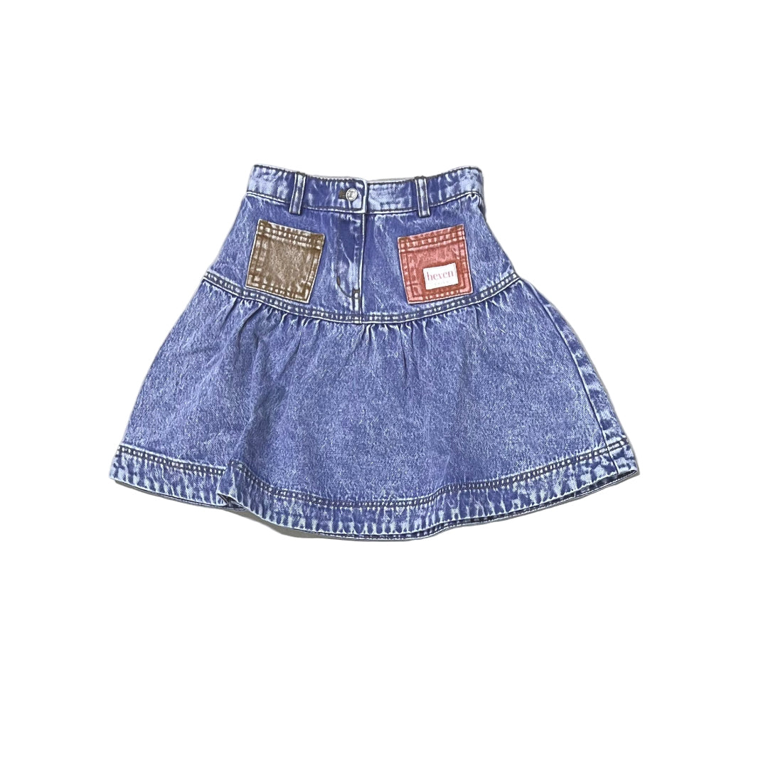 Denim Pocket Skirt
