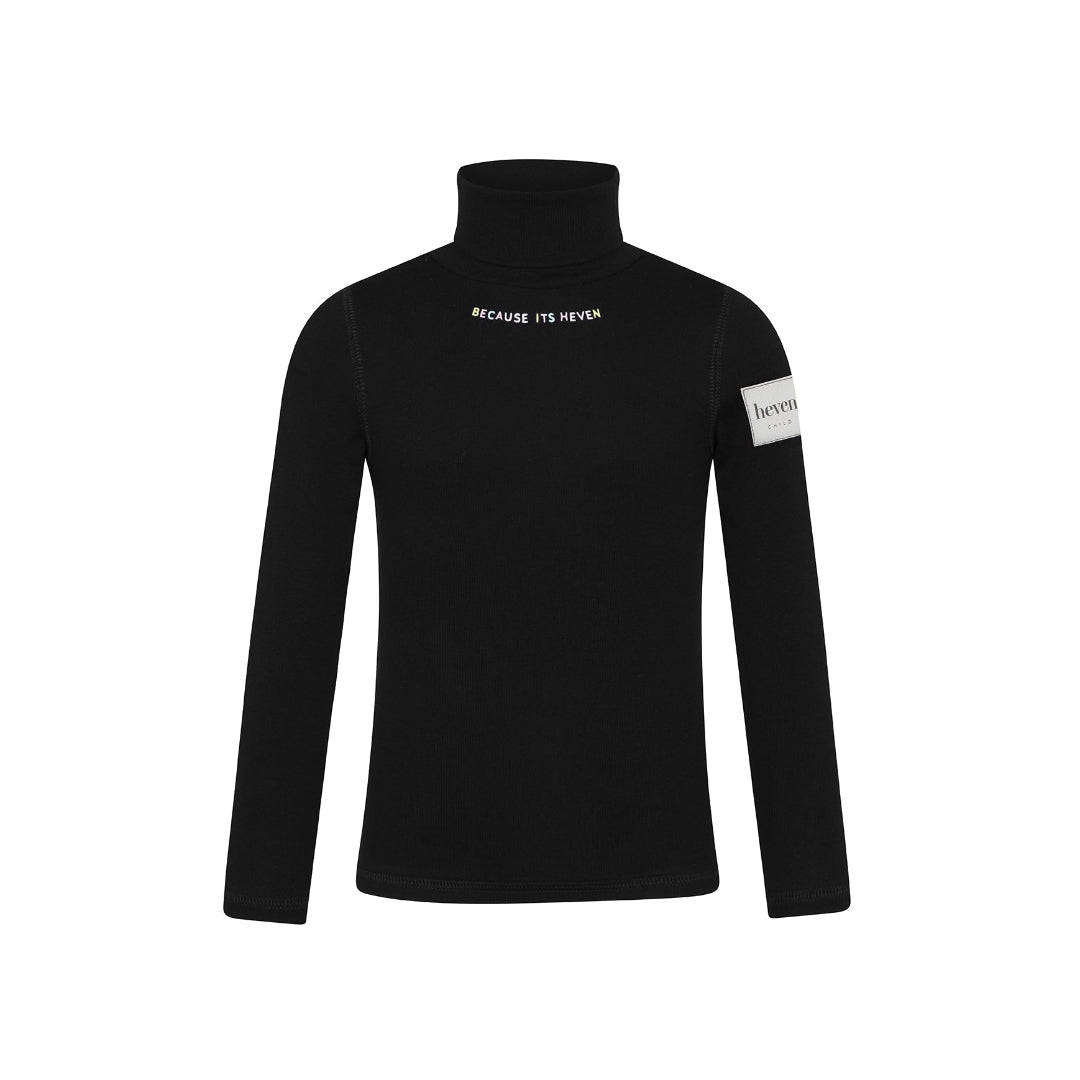 Black Because its Heven Tneck