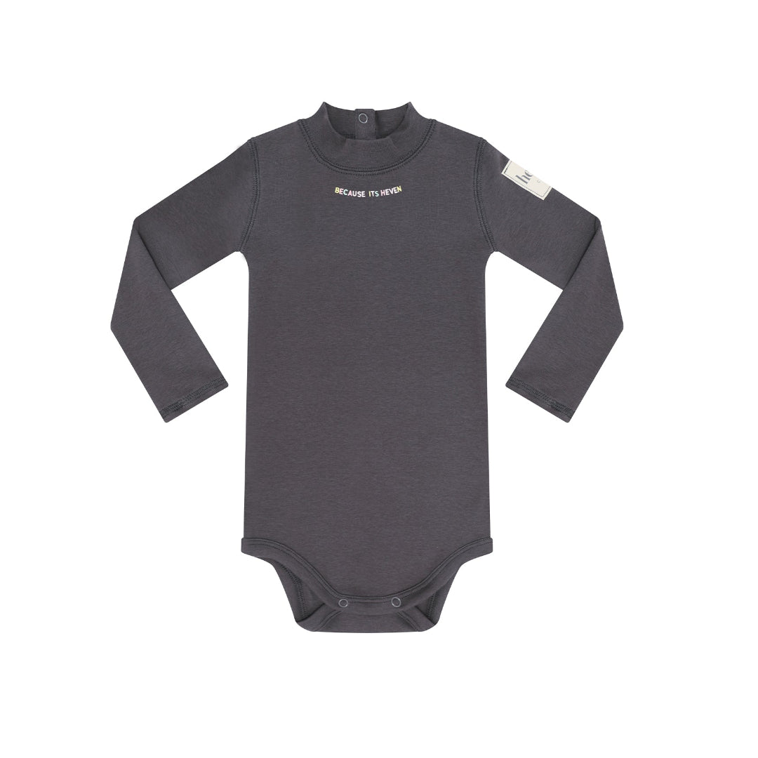 Grey Because its Heven Tneck Onesie